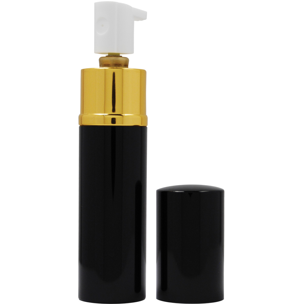 Pepper Shot 1.2% MC 1/2 oz lipstick pepper spray black view 4